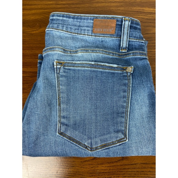 Judy‎ Blue Relaxed Fit Jeans Denim Blue Wash Ankle Stretch Size 15/32 JB82103MD - Picture 1 of 8
